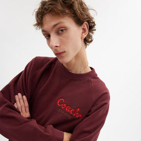 New Year Coach Snake Script Sweatshirt