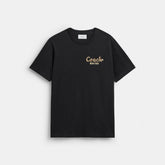 New Year Coach Snake Script T Shirt In Organic Cotton