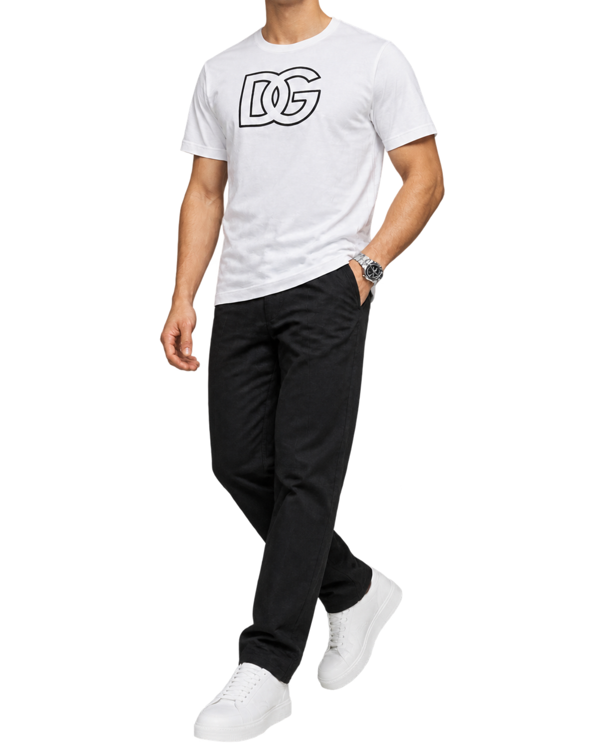 D&G White T-shirts