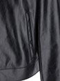 Givenchy Black Jacket with Logo Patch on the Back in Leather Man