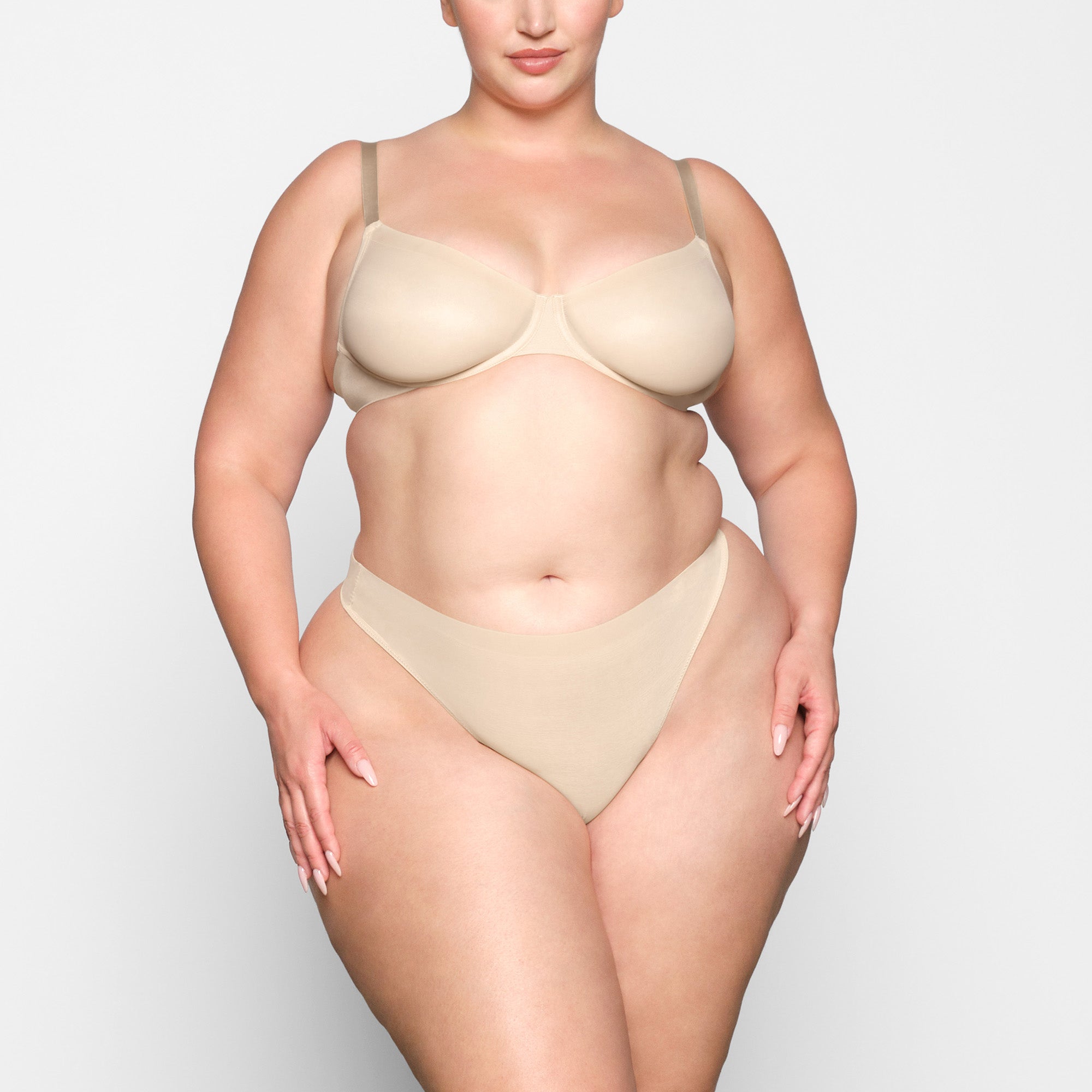No Show Unlined Demi Bra
