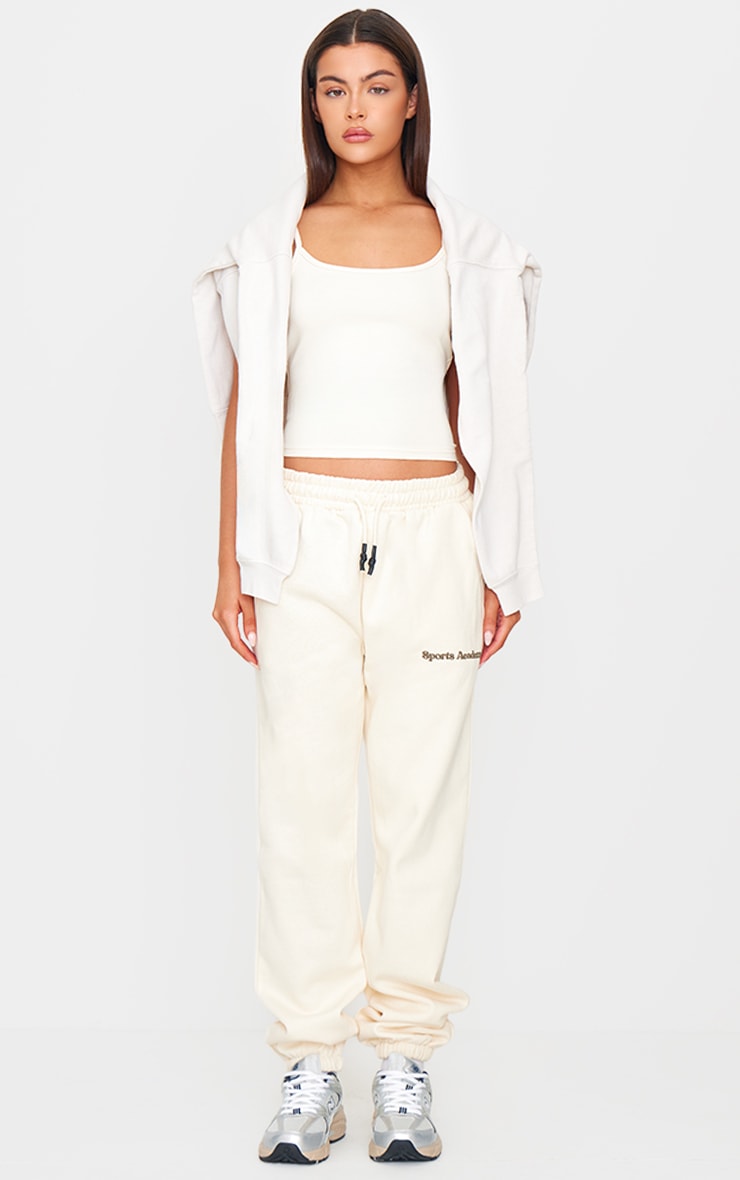 Premium Sand Sports Academy Puff Print Oversized Joggers
