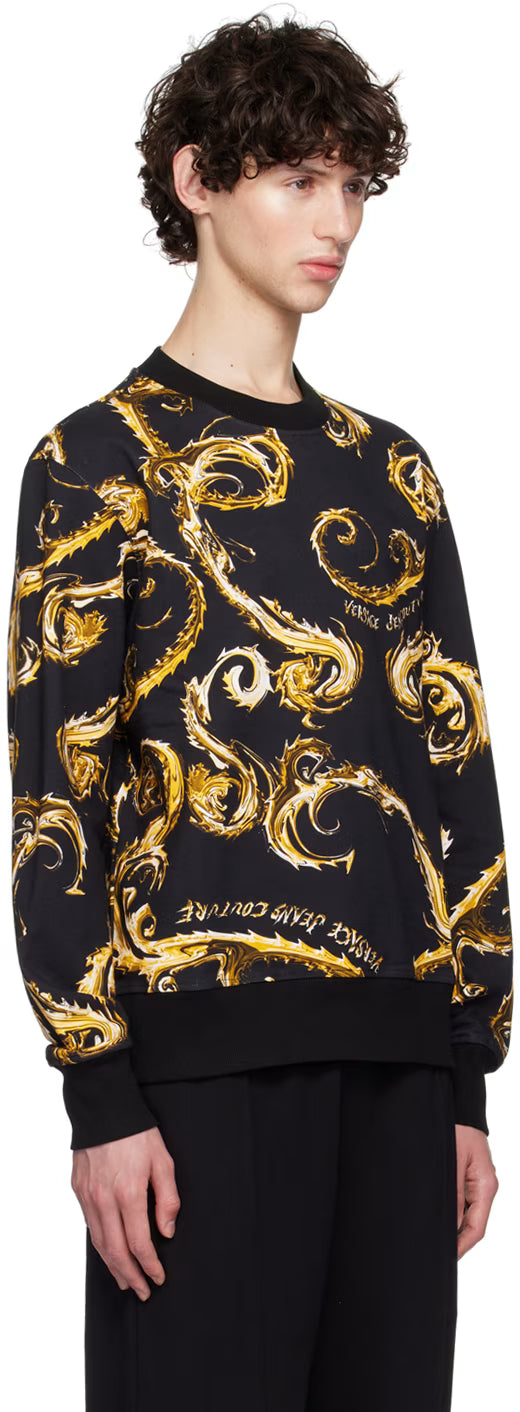 Black & Gold Chromo Couture Sweatshirt