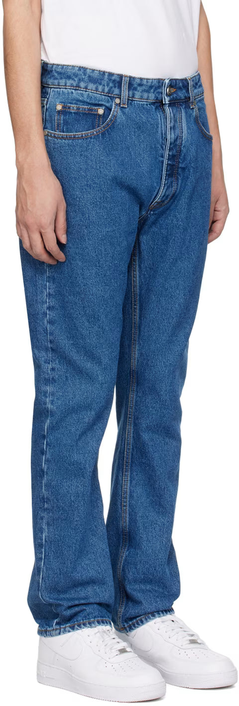 Blue Monogram Jeans