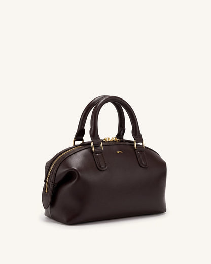 Arlo Top Handle Bag - Dark Brown