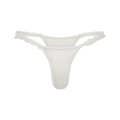 Ultra Fine Mesh Ruffle String Thong