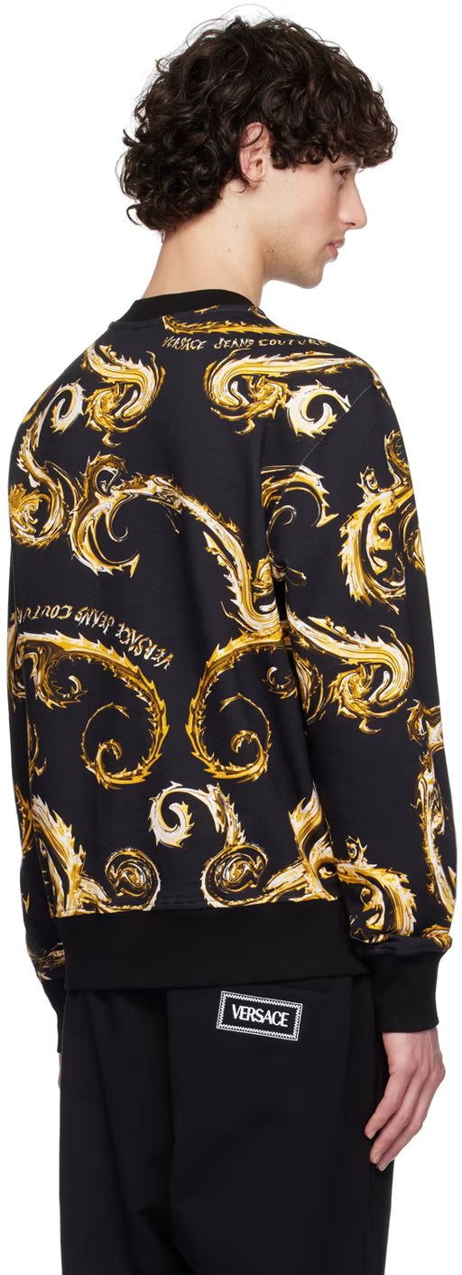Black & Gold Chromo Couture Sweatshirt