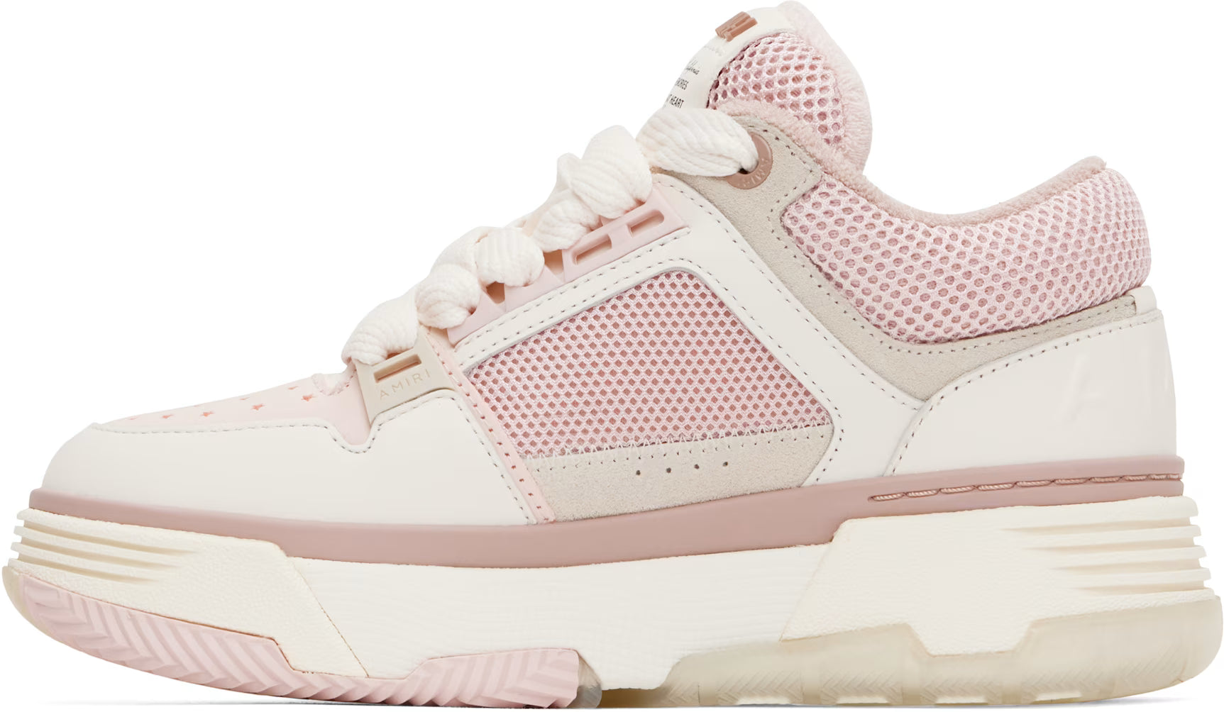AMIRI White & Pink MA-1 Sneakers