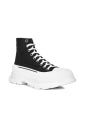 Alexander McQueen Black Tread Slick High-Top Sneakers