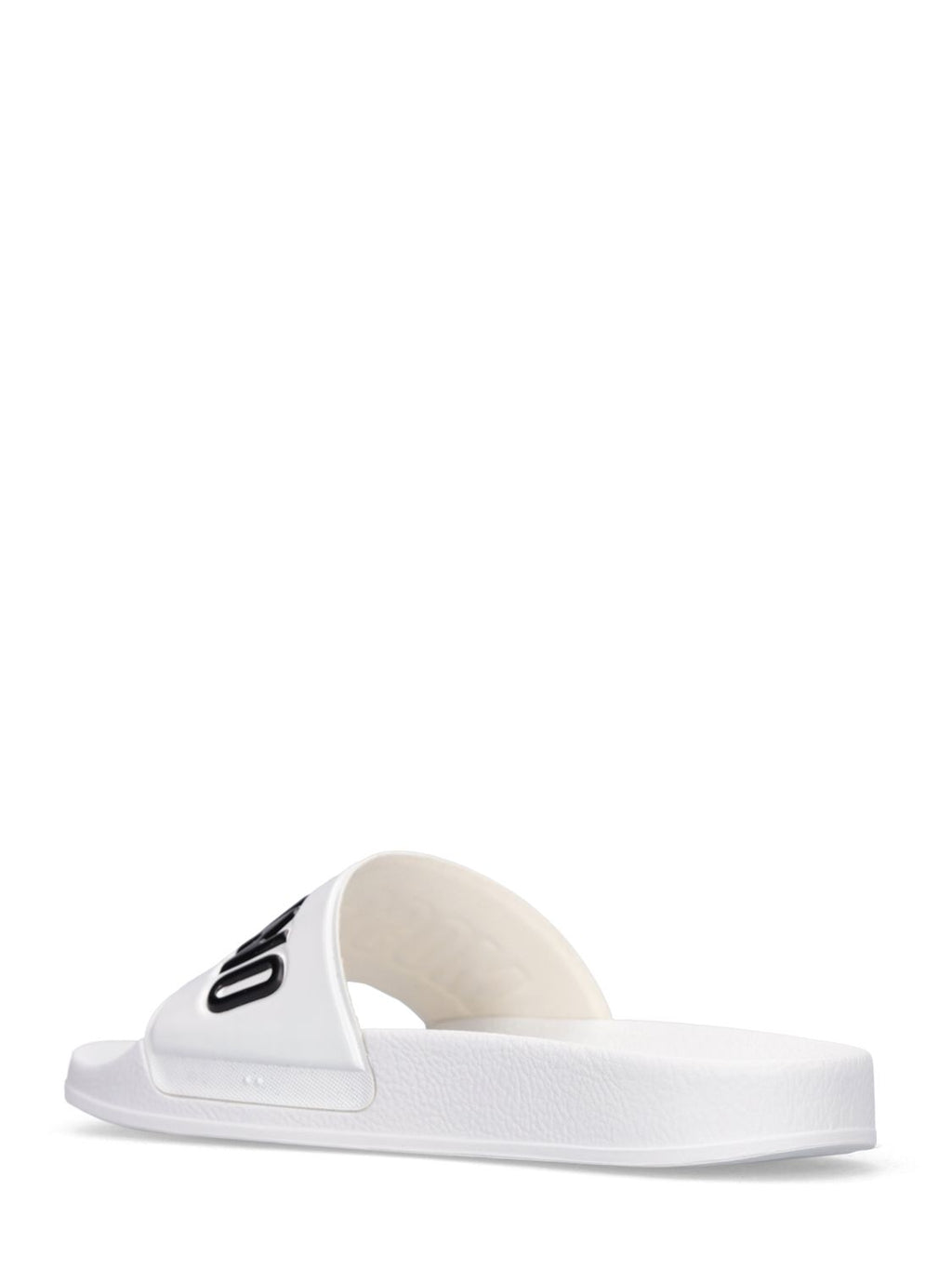 Moschino Moschino 25mm Logo PVC pool slide sandals - Size: UK 2 Sandals | Shop From The Mirage