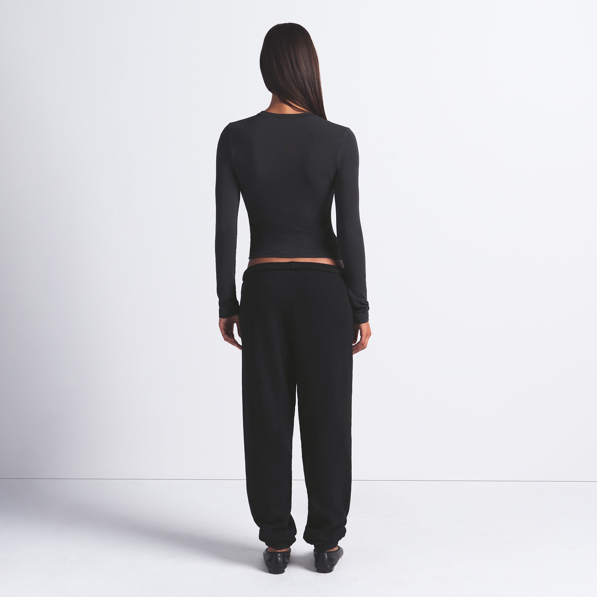 Cotton Jersey Long Sleeve T-shirt
