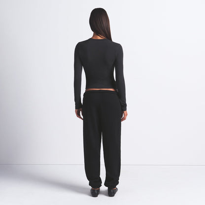 Cotton Jersey Long Sleeve T-shirt