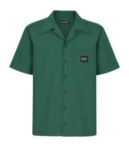 Dolce&Gabbana Logo Plaque Short-Sleeve Shirt