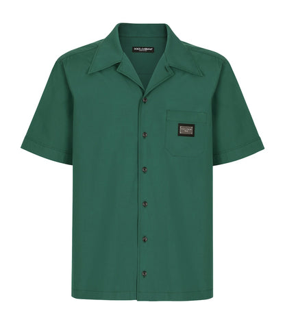 Dolce&Gabbana Logo Plaque Short-Sleeve Shirt