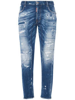 Dsquared2 Tidy Biker stretch cotton denim jeans