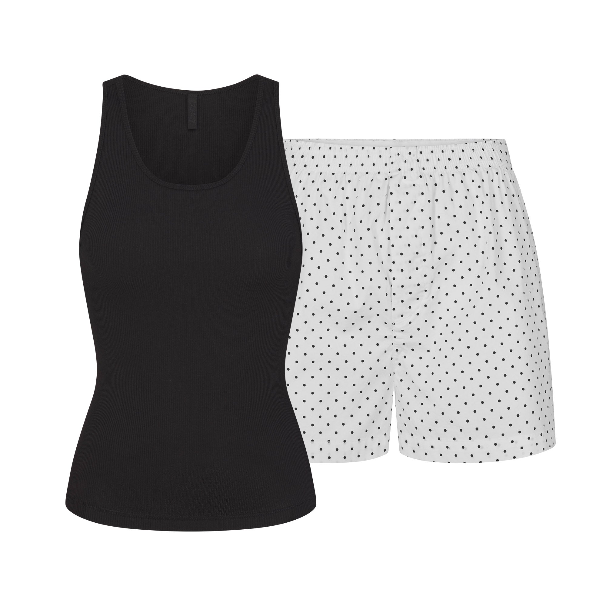 Cotton Poplin Boxer Sleep Set