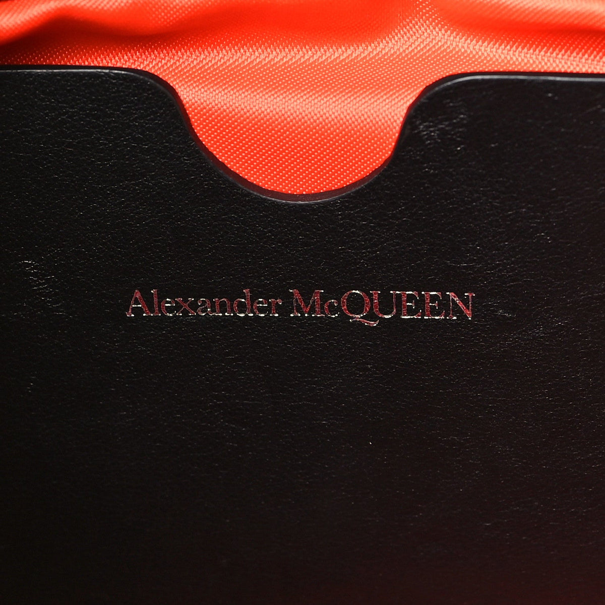 ALEXANDER MCQUEEN Nylon Graffiti Skull Small Crossbody Bag Black White