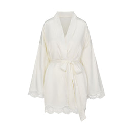 Woven Shine Lace Robe