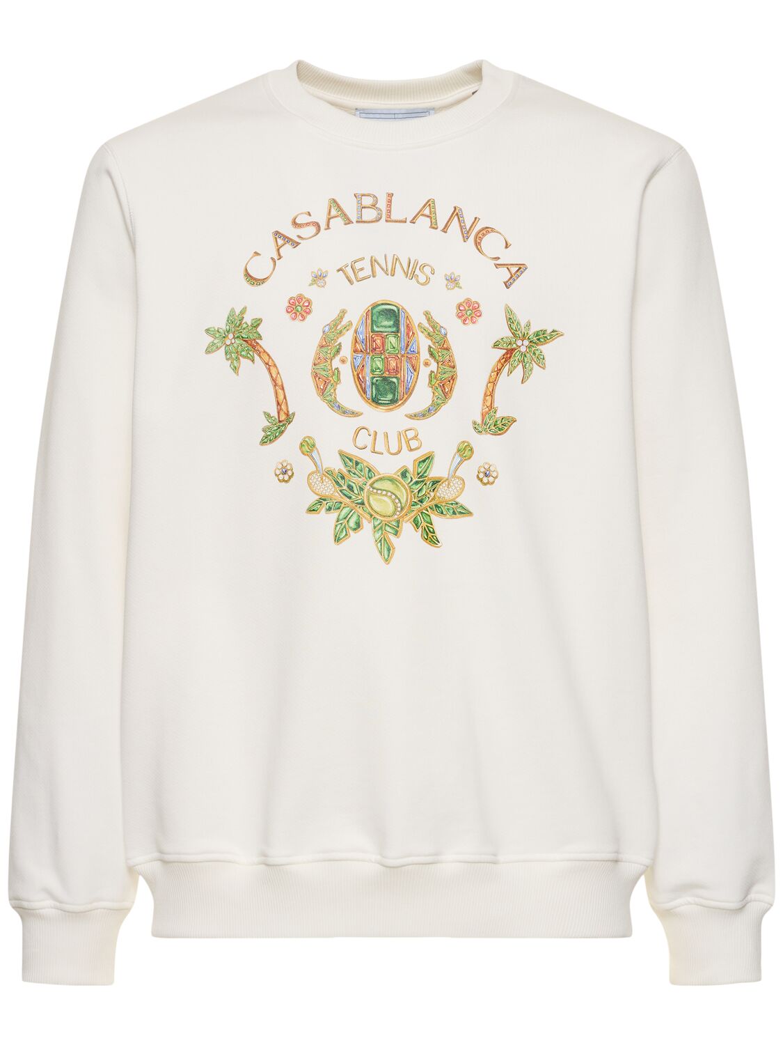 CASABLANCA Casablanca Joyaux d'Afrique cotton sweatshirt - Size: XL Sweatshirts | Shop From The Mirage