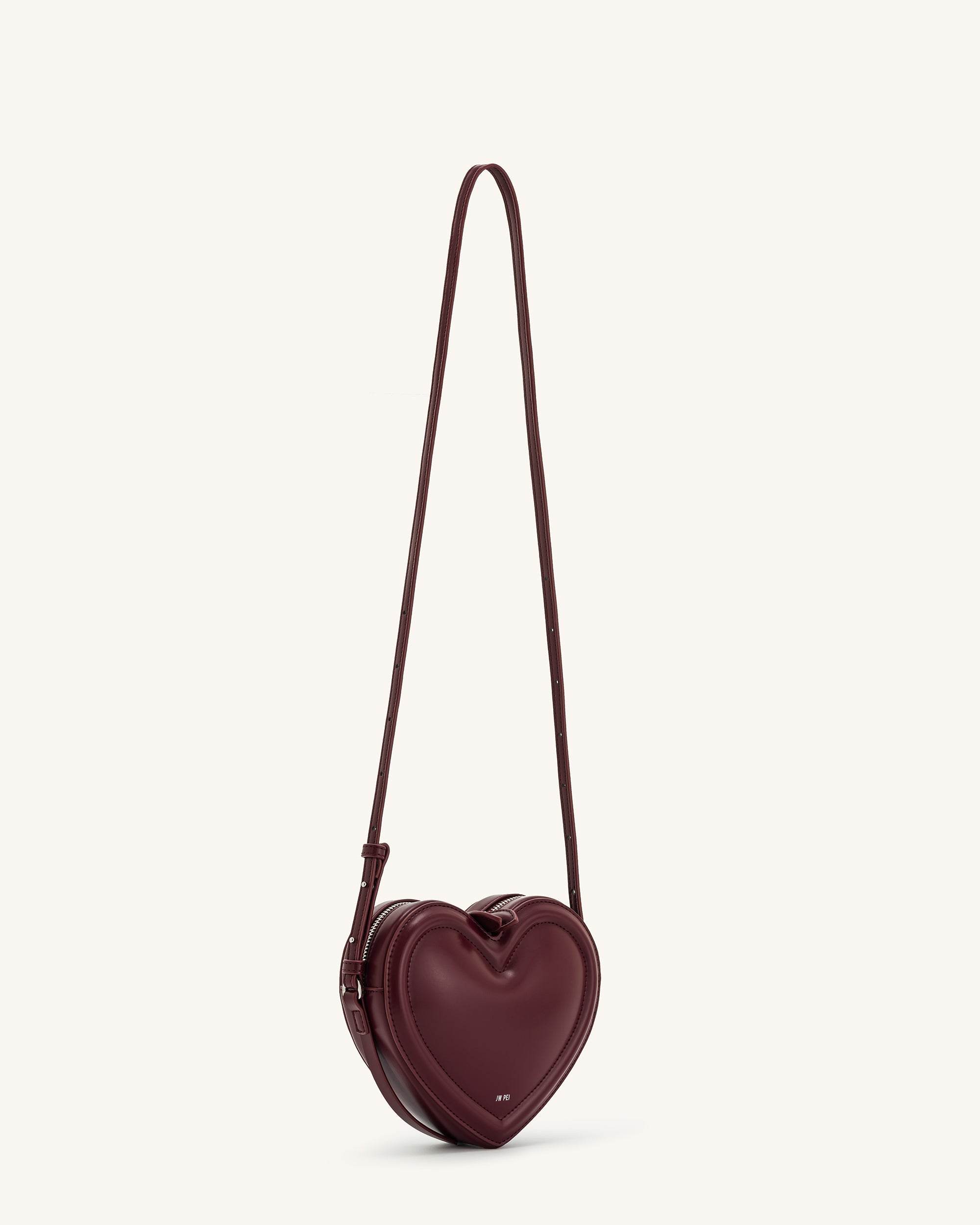 Arlene Heart Shaped Bag - Magenta