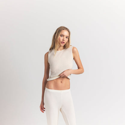 Featherweight Cashmere Sleeveless Top