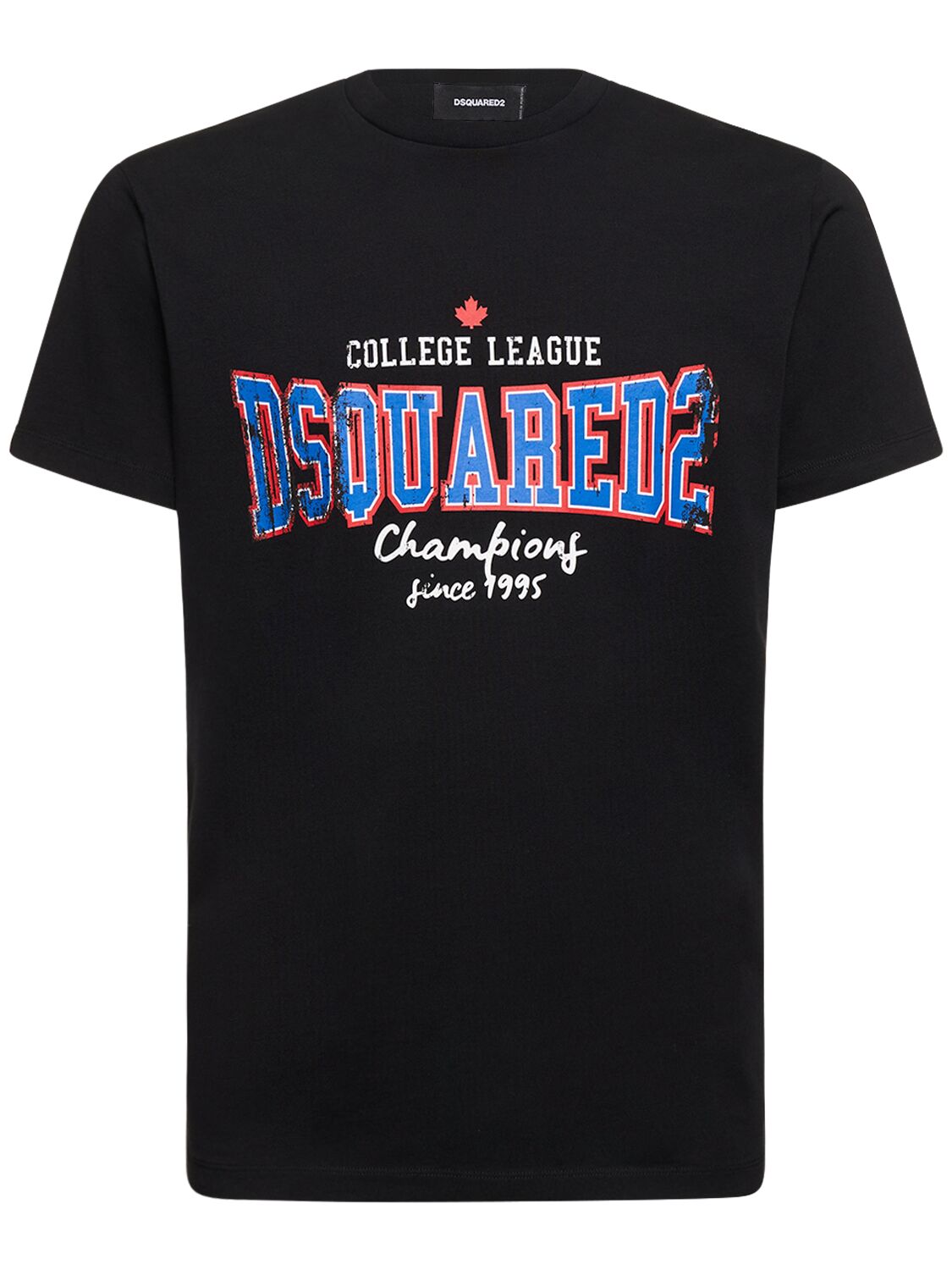Dsquared2 Dsquared2 Printed cotton jersey t-shirt - Size: S T-Shirts | Shop From The Mirage