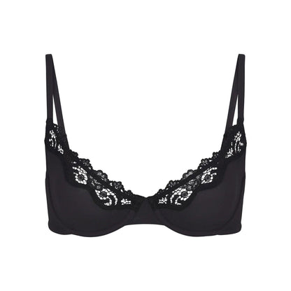 Fits Everybody Lace Unlined Scoop Bra