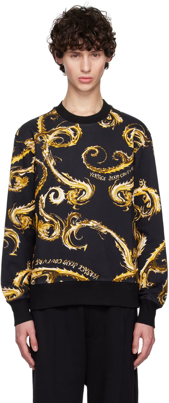 Black & Gold Chromo Couture Sweatshirt