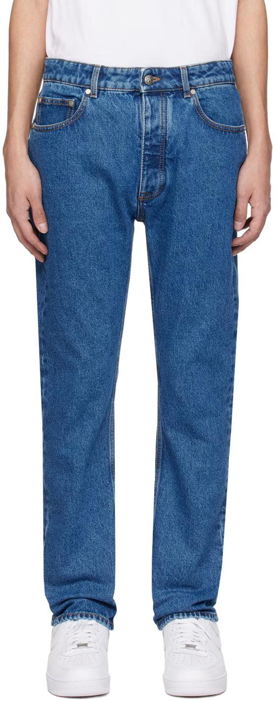 Blue Monogram Jeans