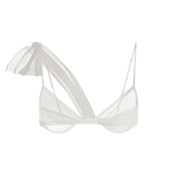 Ultra Fine Mesh Draped Bra