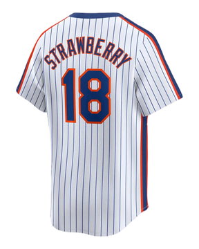 New York Mets Cooperstown MLB Limited Jersey (Darryl Strawberry)