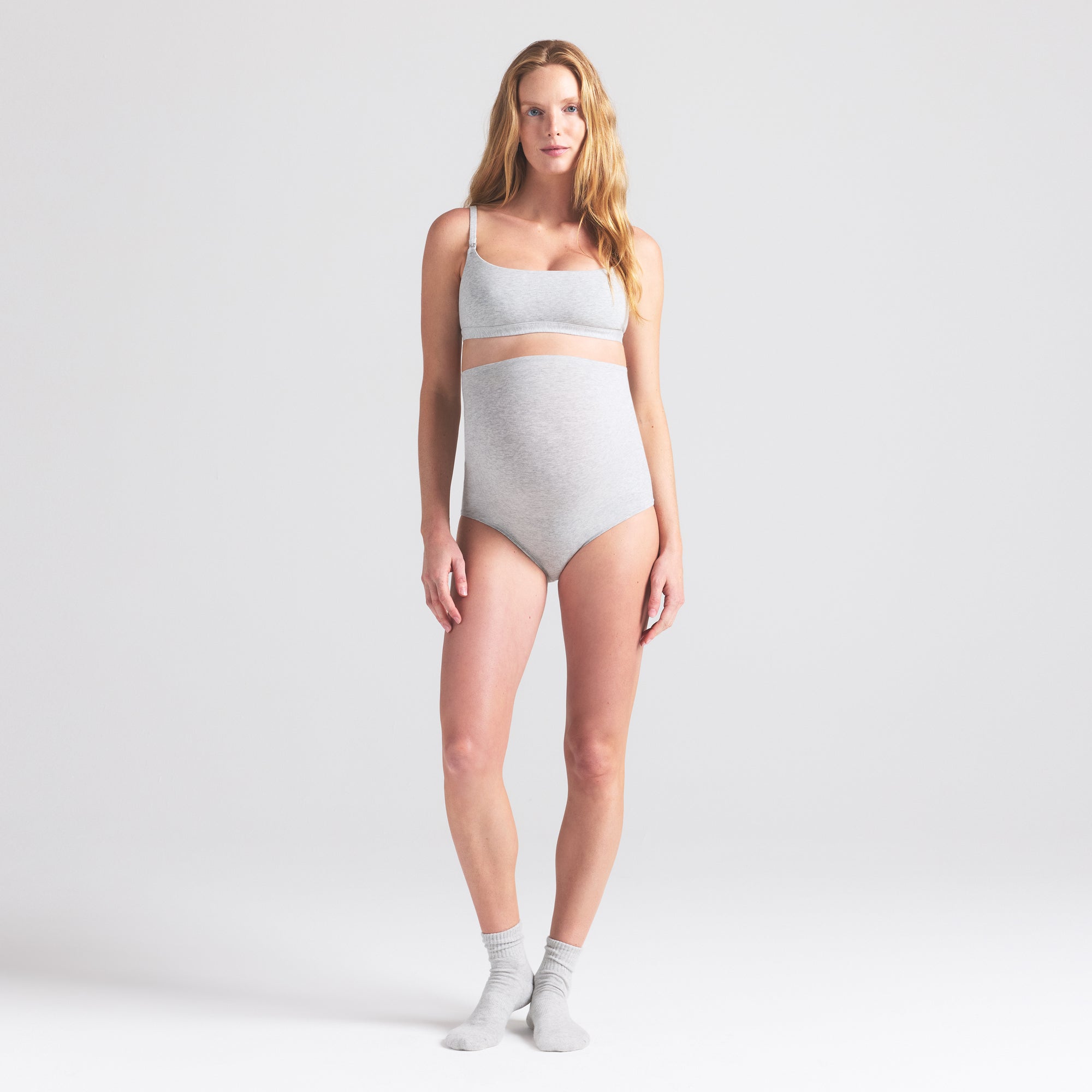 Cotton Jersey Maternity High-waisted Brief