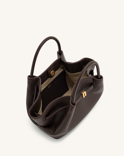 Hana Mini Tote Bag - Grayish Brown