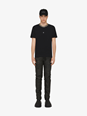 Givenchy Black Crewneck T-Shirt with 4G Print in Cotton Man