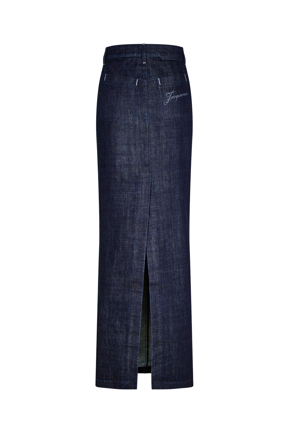 Denim Crayon Maxi Skirt