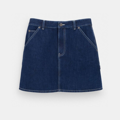Denim Utility Skirt