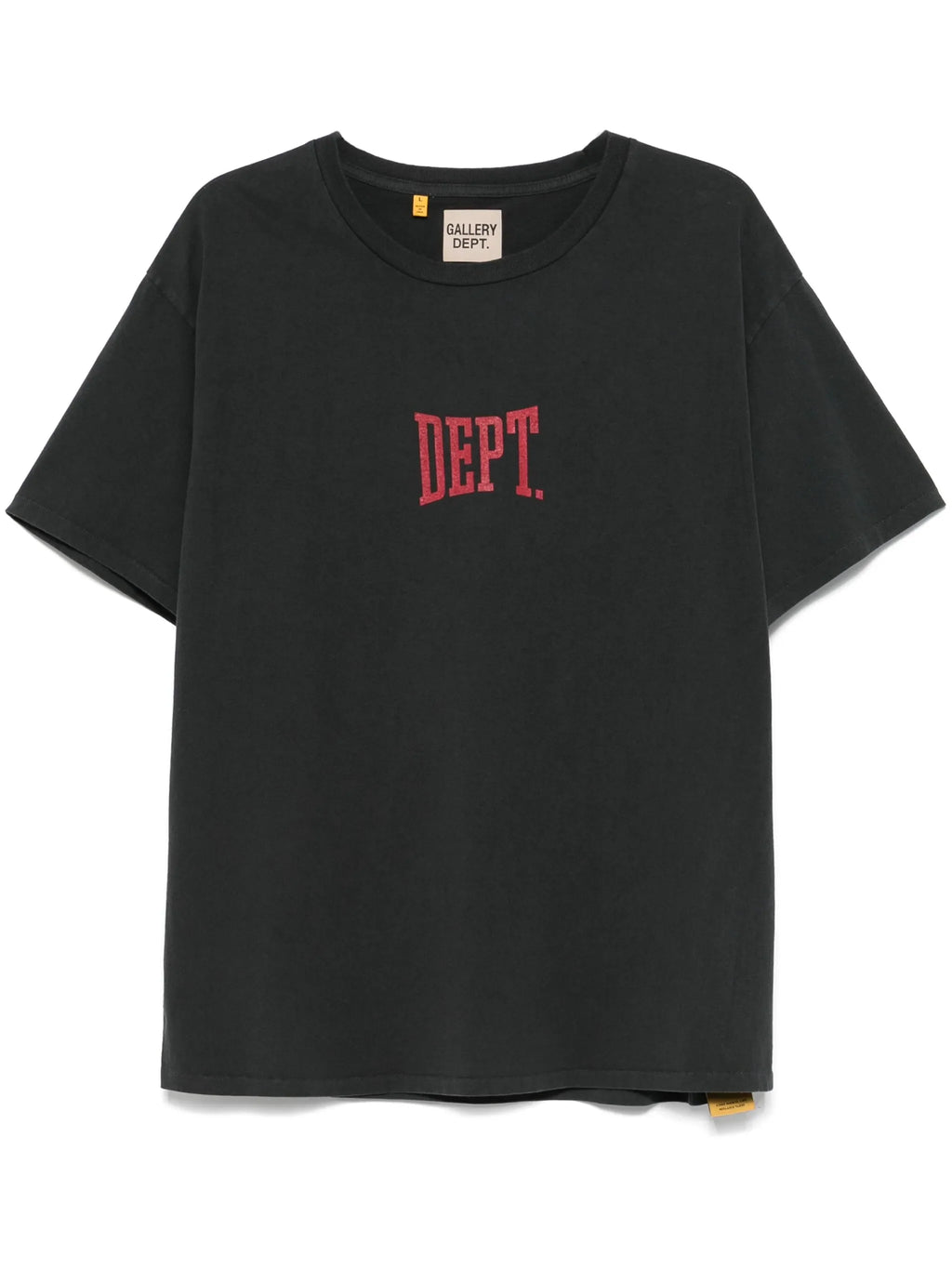 Gallery Dept Dept Gym Red Logo T-Shirt in Vintage Black