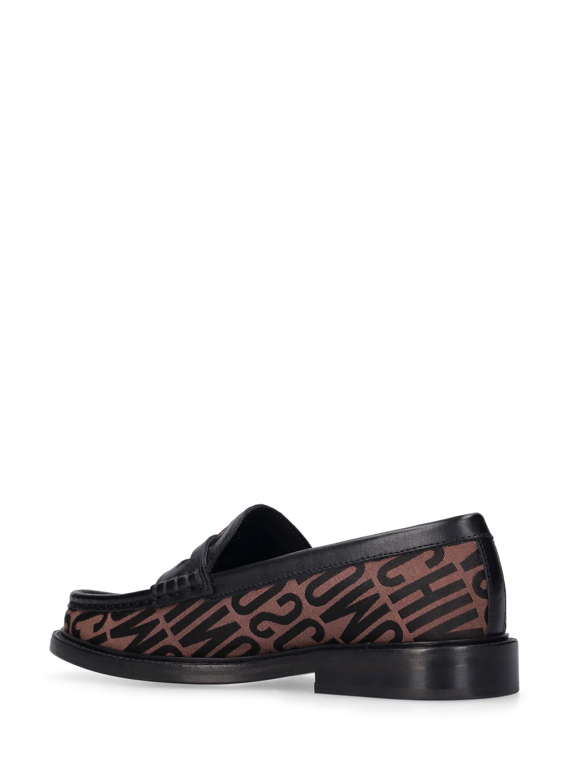 Moschino Moschino 25mm College Logo jacquard loafers - Size: UK 2 Loafers | Shop From The Mirage