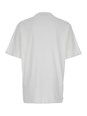 Versace White T-Shirt with Medusa Head Logo Print on the Front in Cotton Man