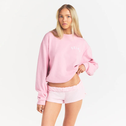 Cotton Fleece Logo Classic Crewneck