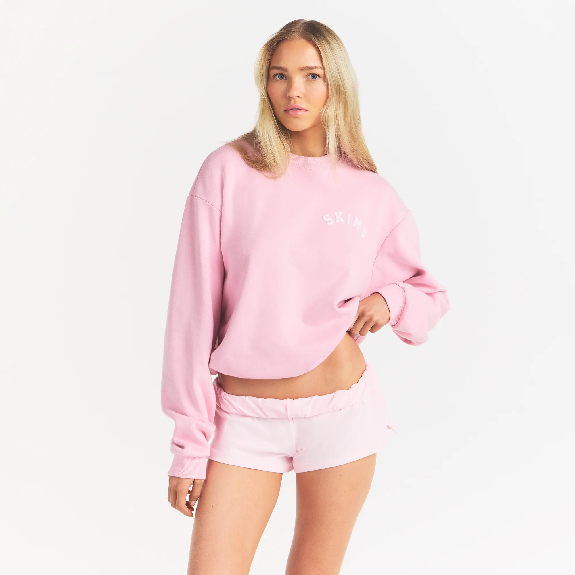 Cotton Fleece Logo Classic Crewneck