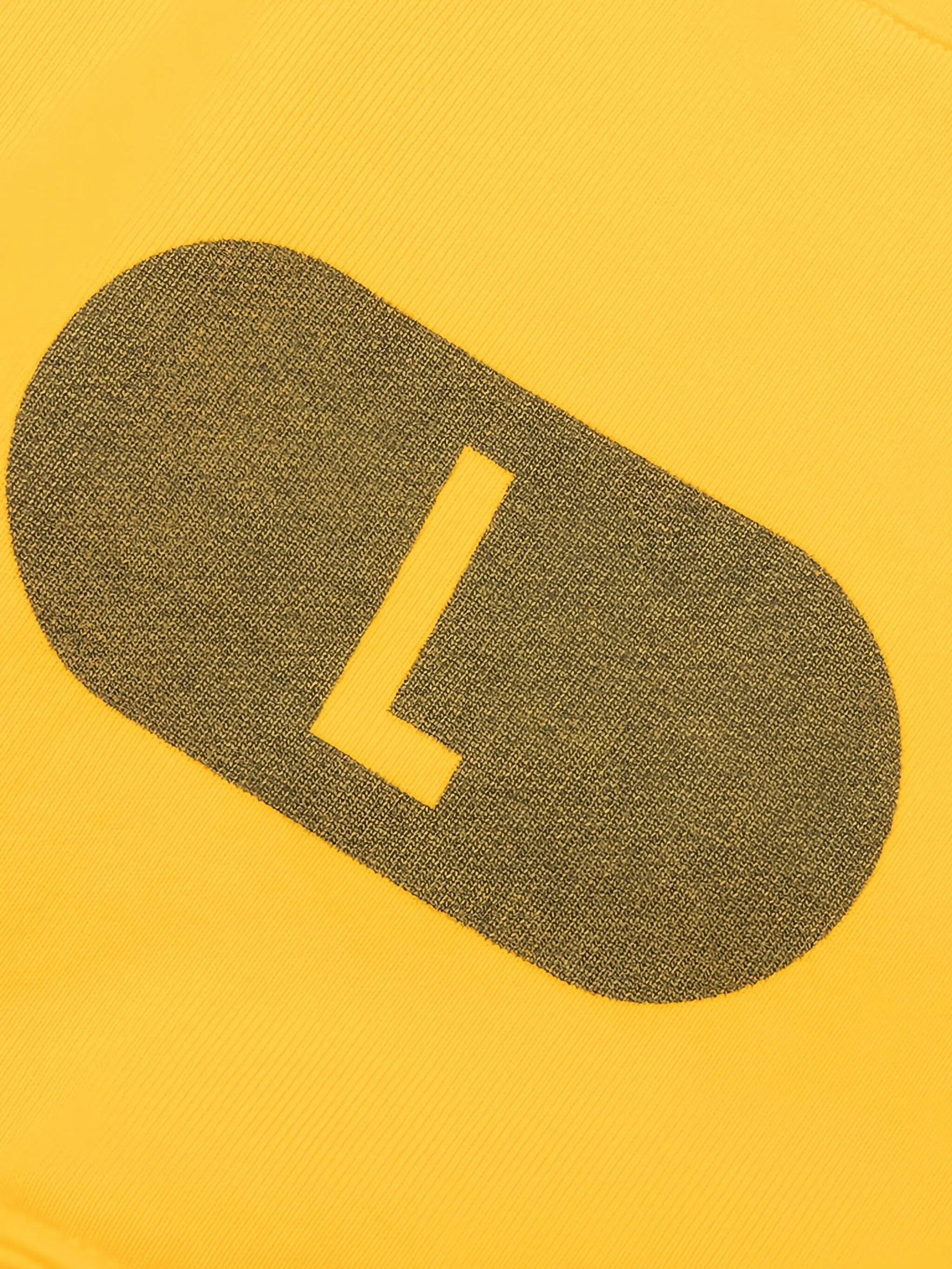 Gallery Dept Boxing Merch Hoodie in Yellow