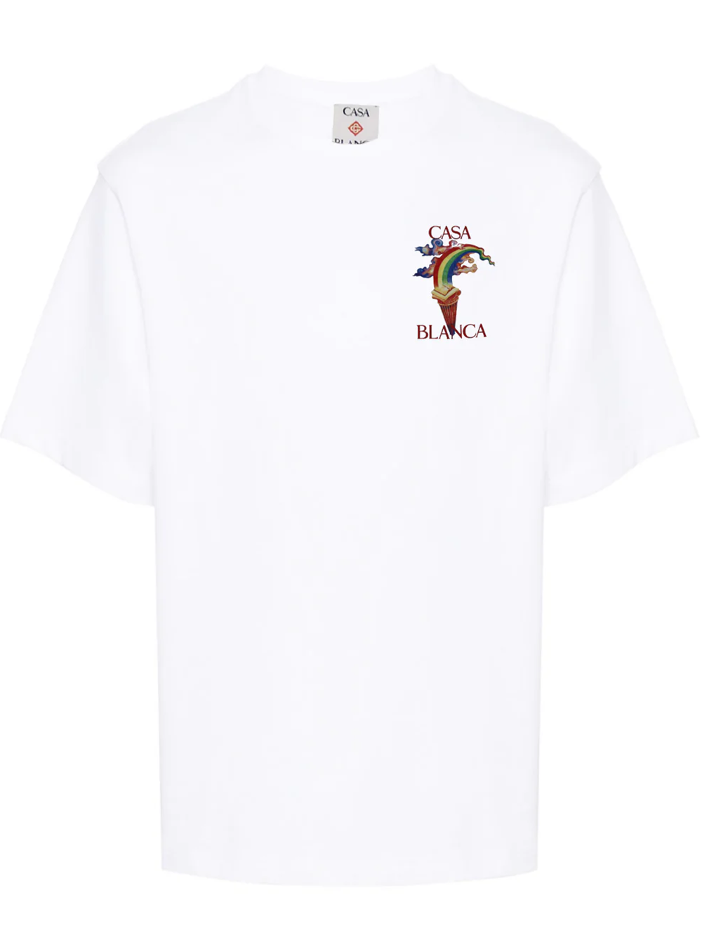 Casablanca Nature Teacher Printed T-Shirt in White