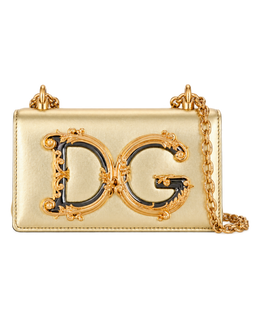 DG Girls leather mini bag