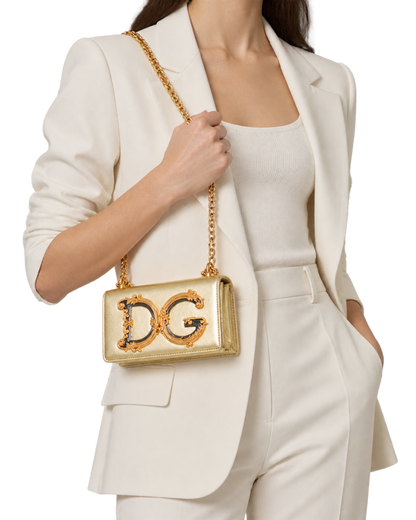 DG Girls leather mini bag