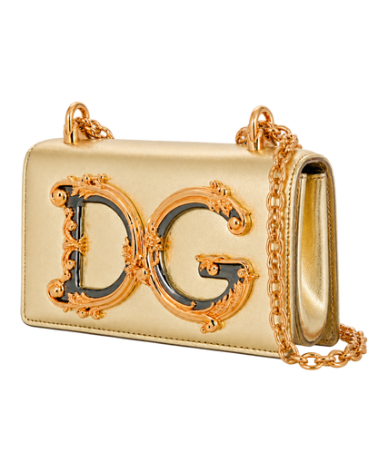DG Girls leather mini bag
