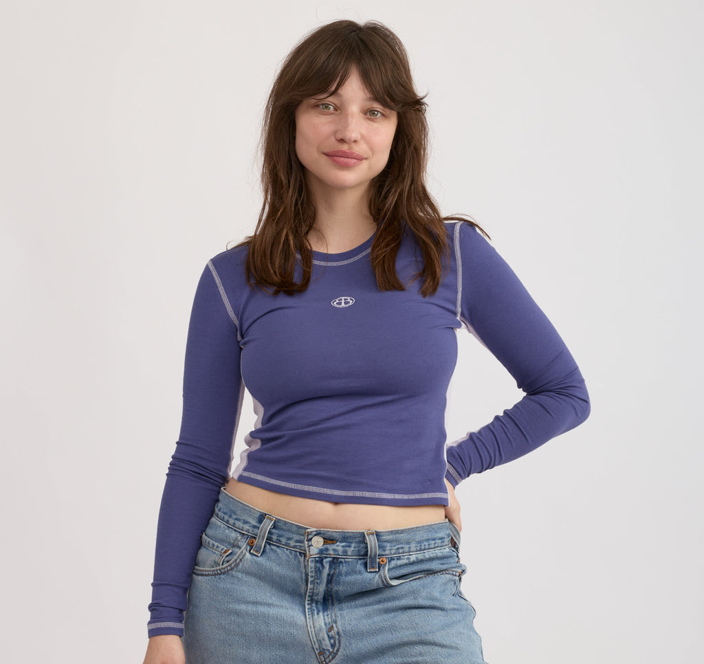 Core Icon Panel Long Sleeve Tee