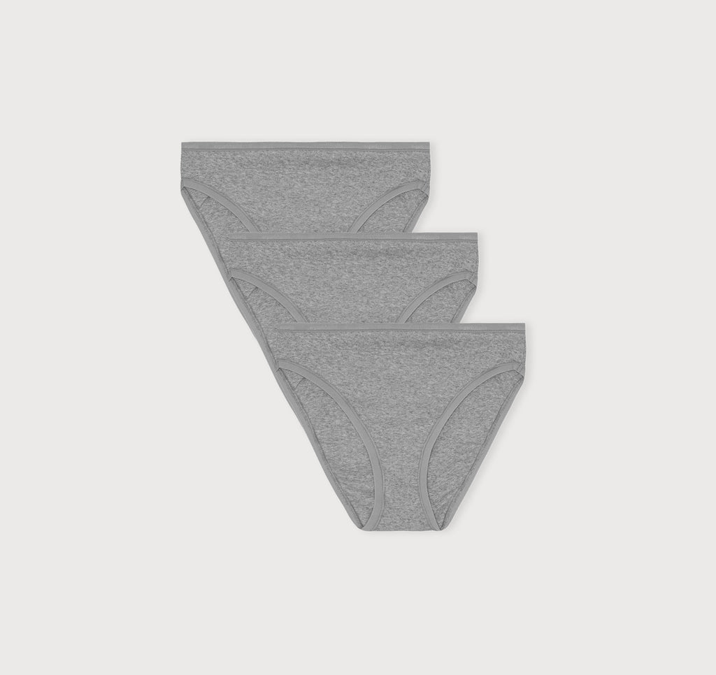 Core Rib High-Leg Briefs 3-Pack