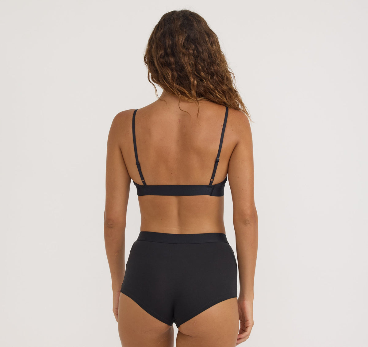Core Rib Open Back Scoop Bralette