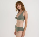 Core Rib Plunge Bralette